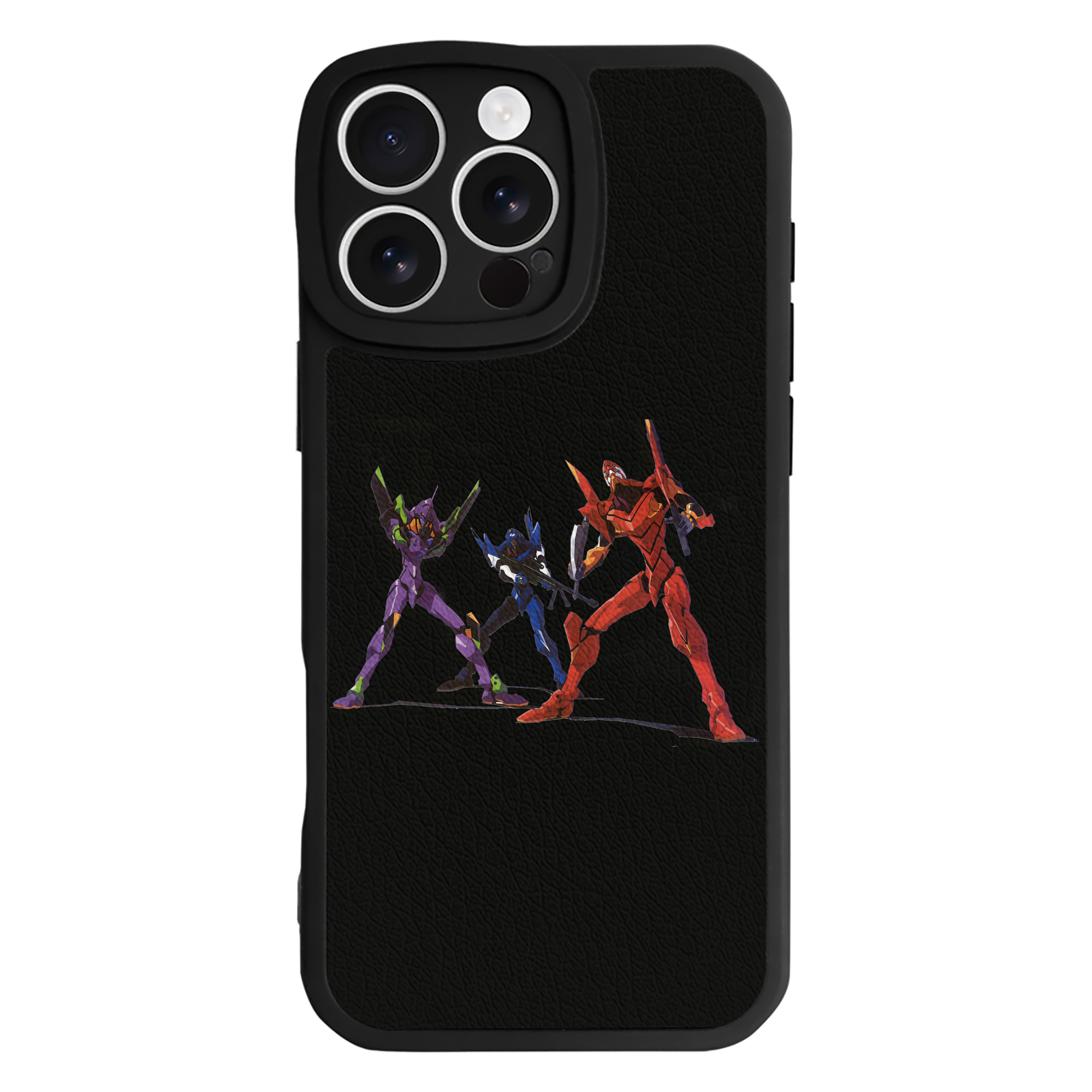 （画像用） EVA 新世紀エヴァンゲリオン 【iPhone 16シリーズ対応】シリコンスマホケース（レザー調） 材質：シリコン
